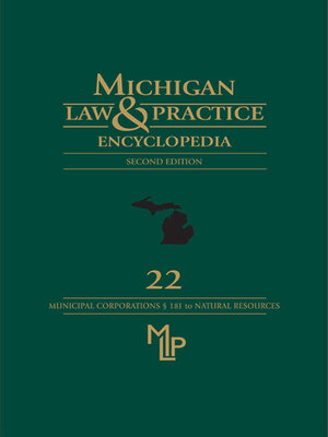 cover image of Michigan Law & Practice Encyclopedia